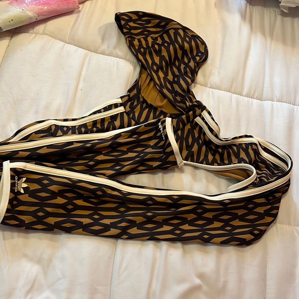 Adidas x Ivy Park swimsuit shrug